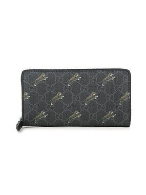 Gucci Long Wallet GG Supreme Black